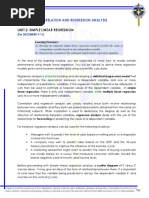 Module 11 Unit 2 Simple Linear Regression