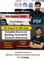 5th August Current Affairs by Kapil Kathpal (English) PDF
