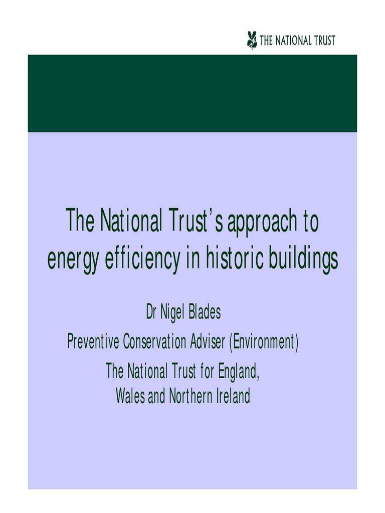 Energy Efficiency in Historic Buildings | PDF | Efficient Energy Use ...