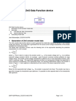 ZnO Arrester Data Function