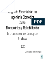 Biomecánica y Rehabilitación - Introducción