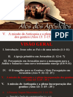 Atos dos apóstolos  - Aula 24 - A missão de Antioquia e a plena incorporação dos gentios - A Primeira Viagem Missionária (Atos 13_1–14_28)