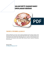 Pengendalian Mutu Bahan Baku Pengolahan Hewani PDF