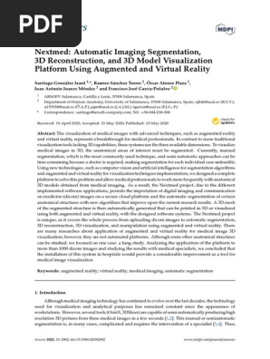 004_2020-05-23_Nextmed Automatic Imaging Segmentation, 3D Reconstruction, and 3D Model Visualization