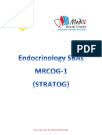 4 - Endocrinology (STRATOG 2015 SBAs)