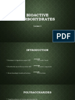 Bioactive Carbohydrates