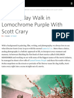 An Everyday Walk in Lomochrome Purple With Scott Crary - Lomography Magazine