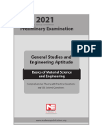 Preliminary Examination: General Studies and Engineering Aptitude