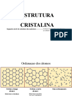 Estrutura Cristalina: Segundo Nível de Estrutura Dos Materiais
