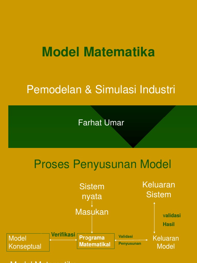 Bahan Kuliah 2. Model Matematika (Model LP) PDF | PDF
