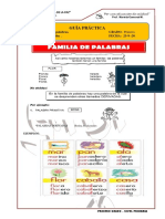 Ficha de Familia de Palabras .