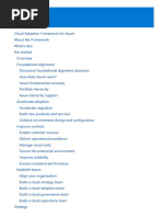 Microsoft Cloud Adoption Framework For Azure PDF