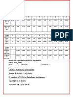 Module:Optimisation Des Procédés