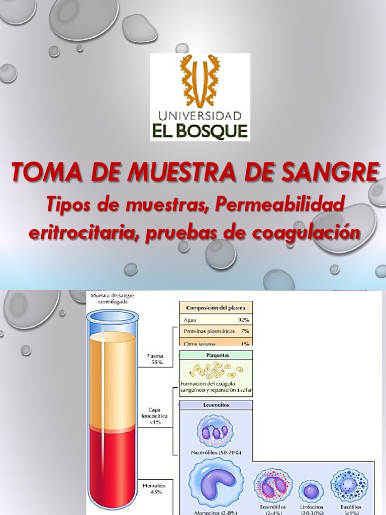Toma de Muestra | PDF | Coagulación | Sangre