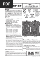 LCM & LEM 320 Control and Expander Modules Data Sheet | PDF ...