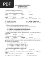 K.L.N. College of Engineering Microprocessor Objective Type Questions