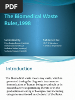 Biomedical Waste Management Overview | PDF | Waste | Waste Management