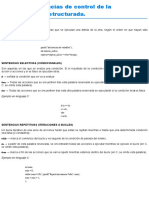 Anexo I. - Sentencias de Control de La Programación Estructurada