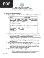 class VIII Chapter 2 Notes computer