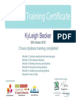 Nessy Learning - Dyslexia Training Certificate