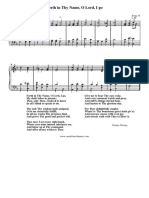 Forth in Thy Name, O Lord, I Go: Song 34 L.M. Orlando Gibbons, 1583-1625