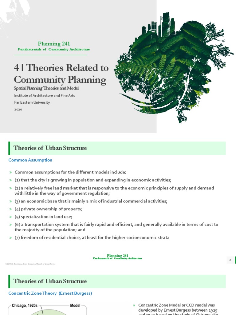 4 - Spatial Planning Theories and Model | PDF | Economies | Business