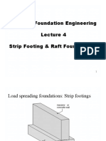 CEN 303 Foundation Engineering Strip Footing & Raft Foundation 1