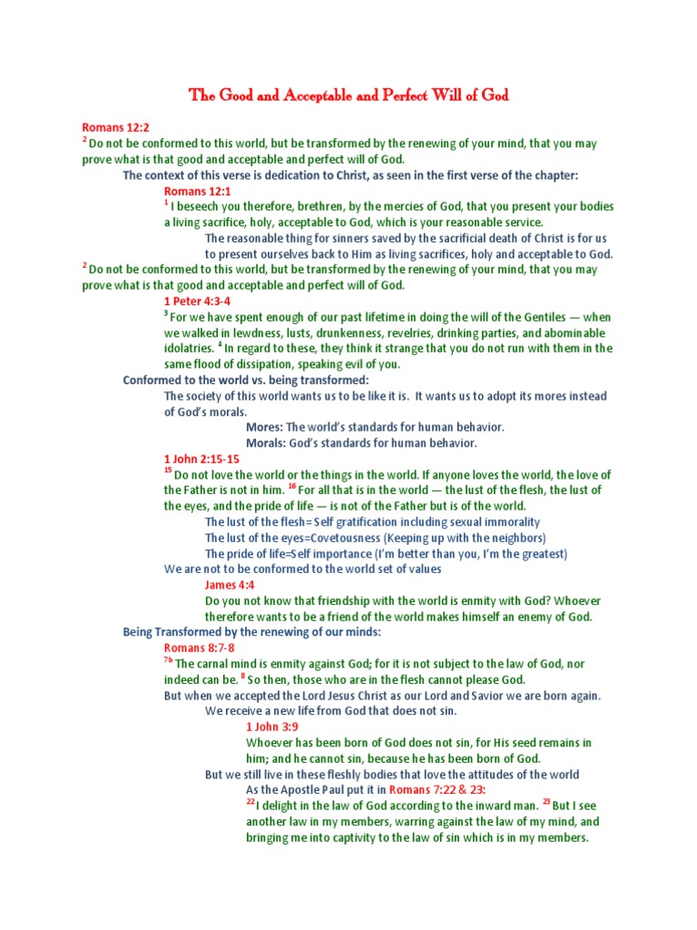 The Will of God | PDF | Abraham | Isaac