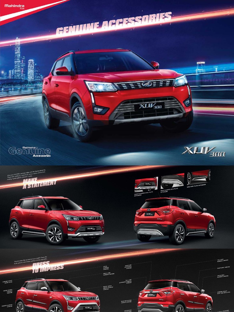 XUV300 Accessory Brochure PDF PDF
