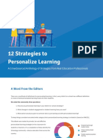 12 Strategies To Personalize Learning: A Crowdsourced Anthology of Strategies From Real Education Professionals