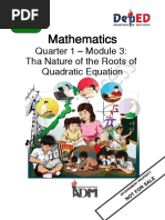 Mathematics 9 - W2 - Module-3 For Printing