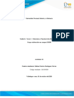 Bioquimica-Anexo 2 - Tarea 2 - Estructura y Función de Las Biomoléculas