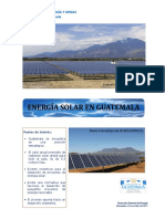 Guatemala energía solar potencial mapas centrales