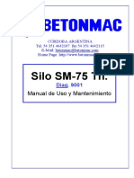 Manual Mecánico - Silo Sm-75 TN