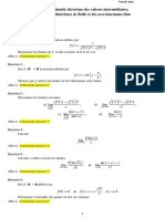 Exercices Corriges Limites Continuite Derivabilite