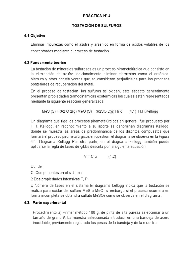 practica-n4-y-n5-tostaci-n-de-sulfuros-y-tostacion-de-la-pirita-pdf