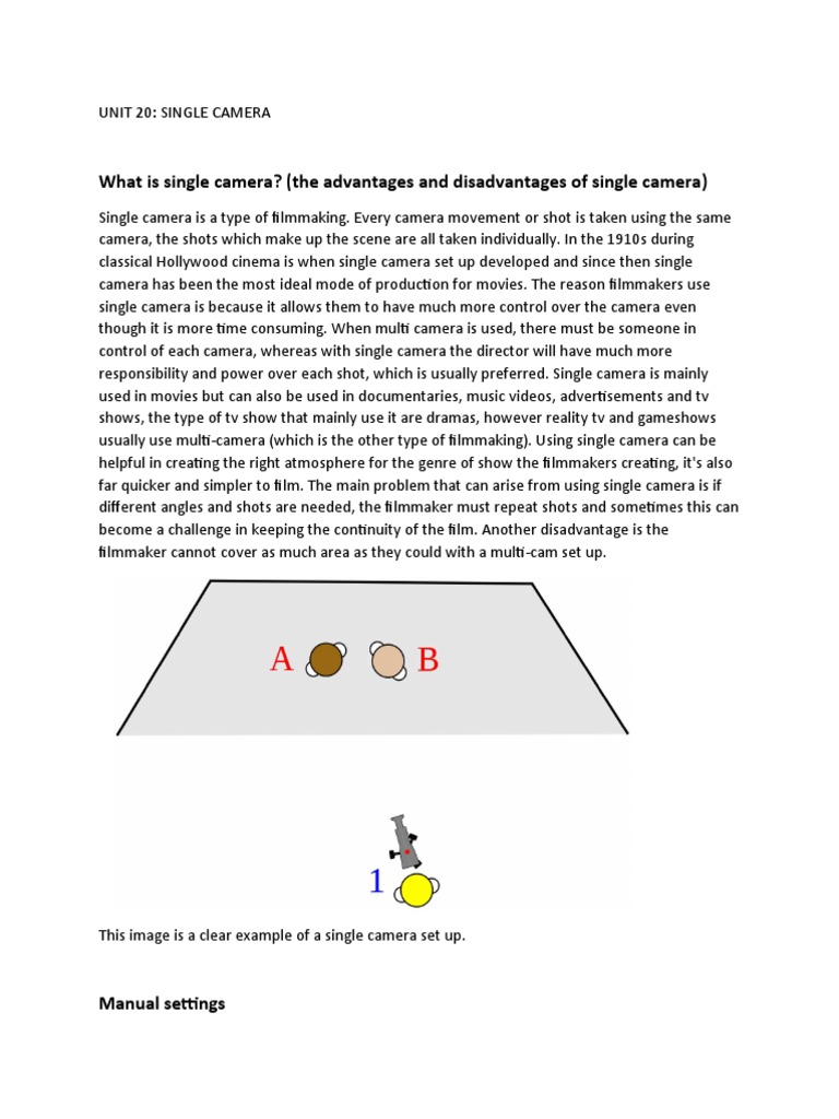 What Is Single Camera? (The Advantages and Disadvantages of Single