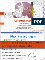 Geodetic Surveying Angles and Directions