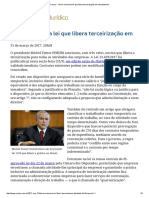 ConJur - Temer sanciona lei que libera terceirização em atividade-fim.pdf