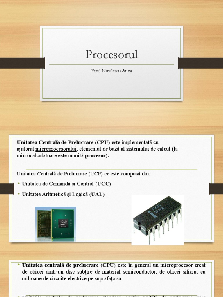 Procesorul | PDF