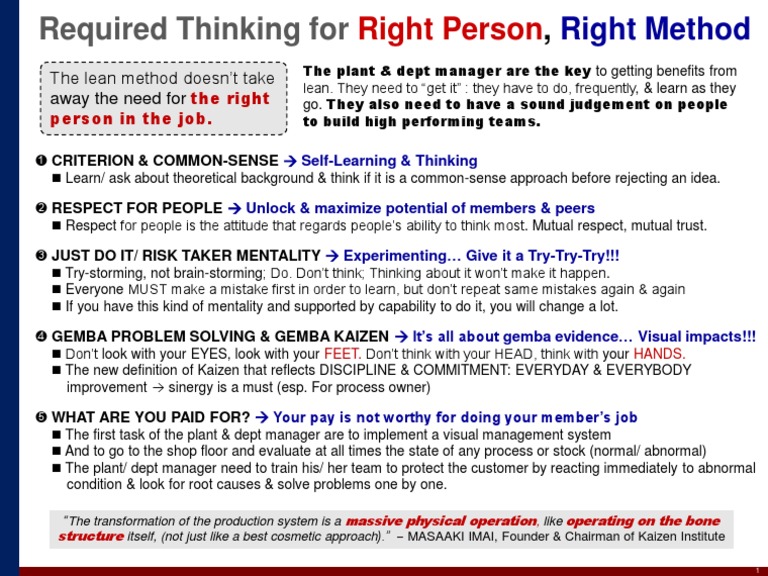 Right-PERSON, Right-METHOD r1 | PDF | Career & Growth | Business
