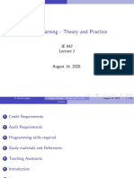 P. Balamurugan Deep Learning - Theory and Practice