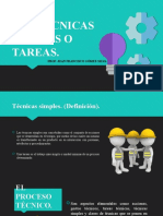 Las Técnicas Simples o Tareas