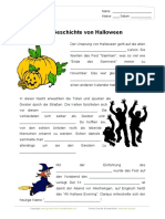 Halloween Lueckentext