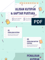 Kelompok 4 - Penulisan Kutipan & Daftar Pustaka