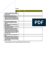The Business Continuity Management Audit Checklist: No. Description Status Notes