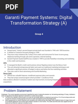Garanti Payment Systems_ Digital Transformation Strategy (A)