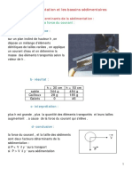 La Sedimentation Et Les Milieux Sedimentaires Cours