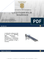 Calentador Solar Doméstico - Final