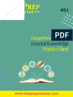 Comprehensive General Knowledge Practice Sheet 01